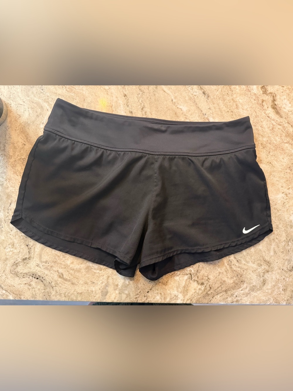 Women's Black Nike Athletic Shorts - Size Medium